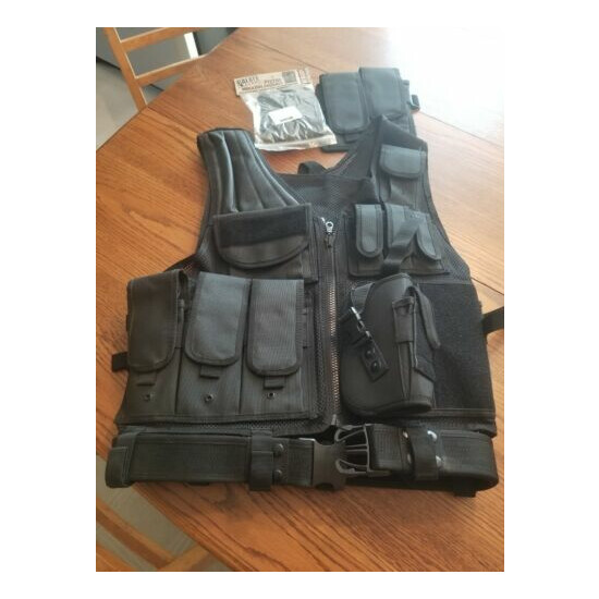 Galati Gear Standard Deluxe Tactical Vest (Black) by Galati Gear {1}