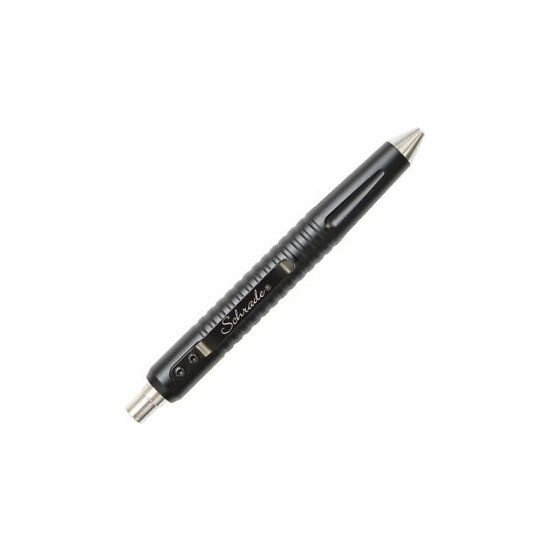 Schrade Tactical Pen Black, Black ink, Knife sharpener, # SCHPEN9BK {1}