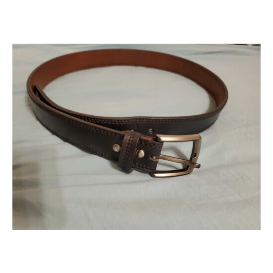 Vedder Polymer Core Leather Carry Belt Size 42 Balck {1}