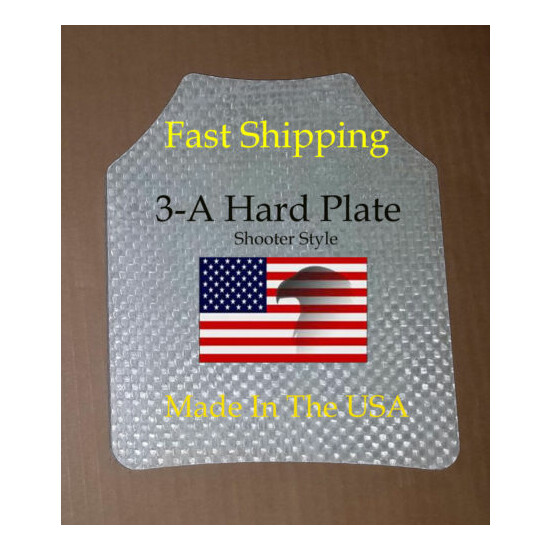 Level III-A 10"x12" Bullet proof Vest or Backpack plate Shooter Style {1}