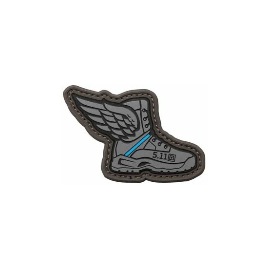 5.11 TACTICAL WINGED BLUE BOOTS PATCH {1}
