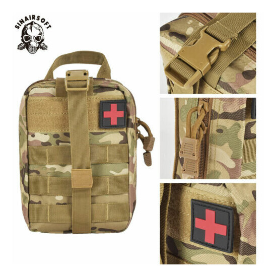 Tactical MOLLE Rip Away EMT IFAK Medical Pouch First Aid Kit Utility Bag US Send {2}