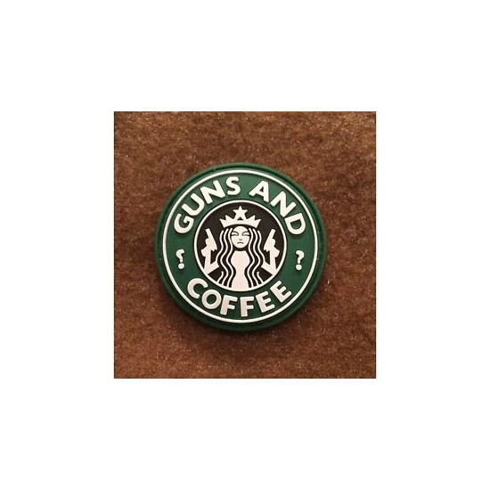 Guns and Coffee PVC Morale Patch {1}
