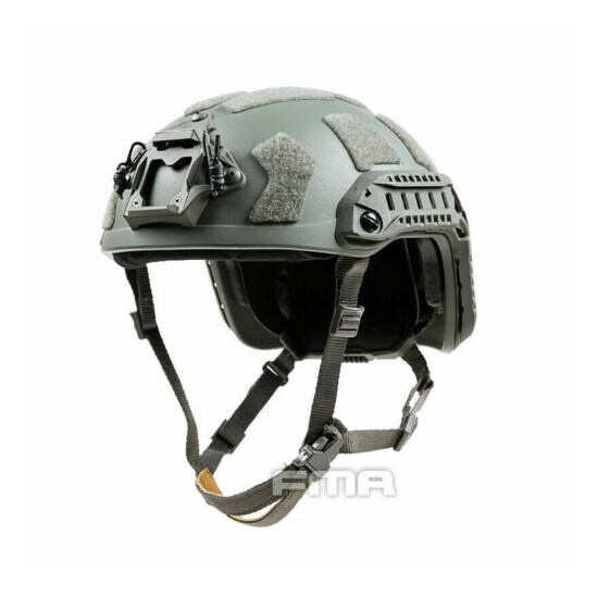 FMA Tactical Airsoft Paintball SF Super High Cut Helmet BK/DE/FG M/L L/XL {13}