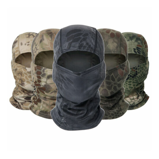 Tactical Camo Balaclava Military Face Mask Tube Hunting Shooting Sniper Headwear {2}