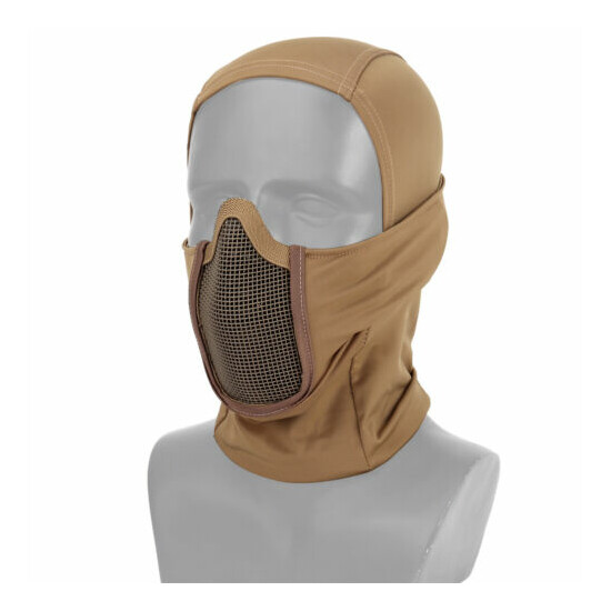 Tactical Full Face Mask Balaclava Mask Helmet Liner Cap CS Mask Hunting Outdoor {23}