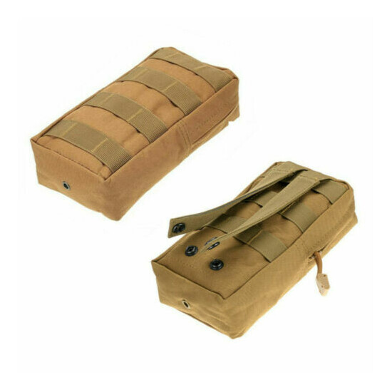 Tactical Molle Pouch Outdoor Military Waist Belt Bag Utility Pocket {1}