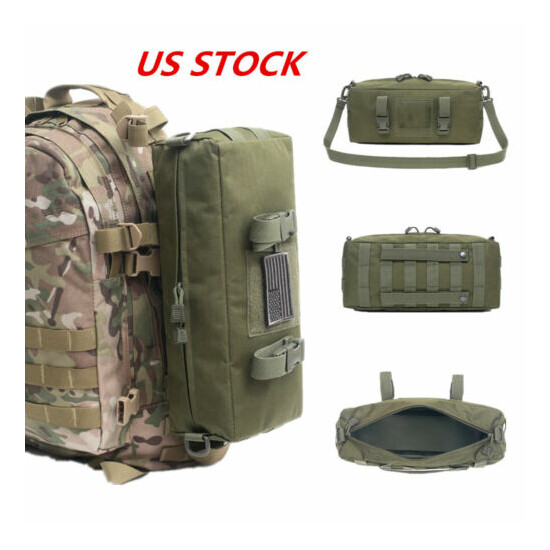 Outdoor Tactical Molle Pouch Waist Pack Multifunction Large Capacity Waist Bag {1}