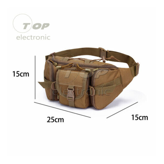 Outdoor Utility Tactical Belt Bag Waist Pack Pouch Military Camping Hiking Molle {4}