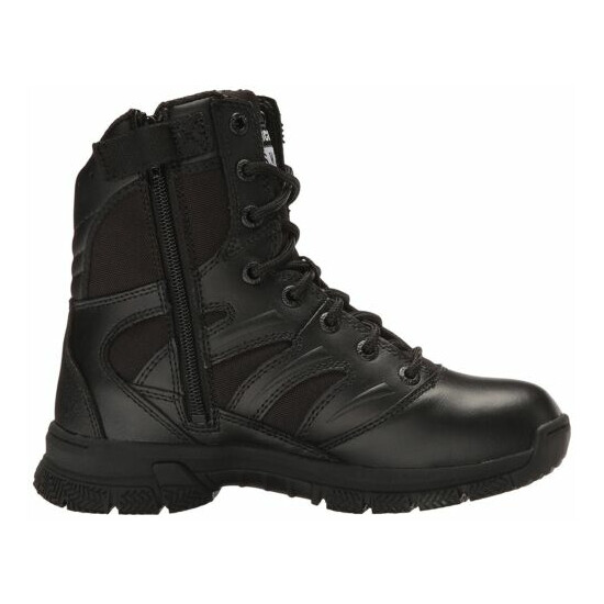 Original S.W.A.T 155201 Men's Force 8" SideZip Military and Tactical Boot, Black {6}