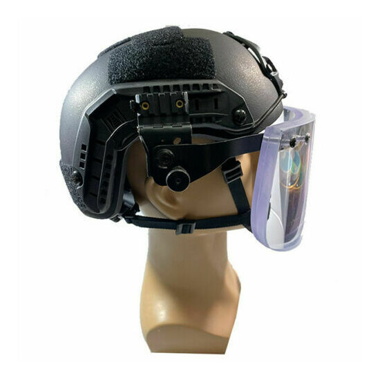 UHMW-PE Ballistic 3A Bullet Proof Helmet + Bullet proof Face Guard Shield Mask {2}