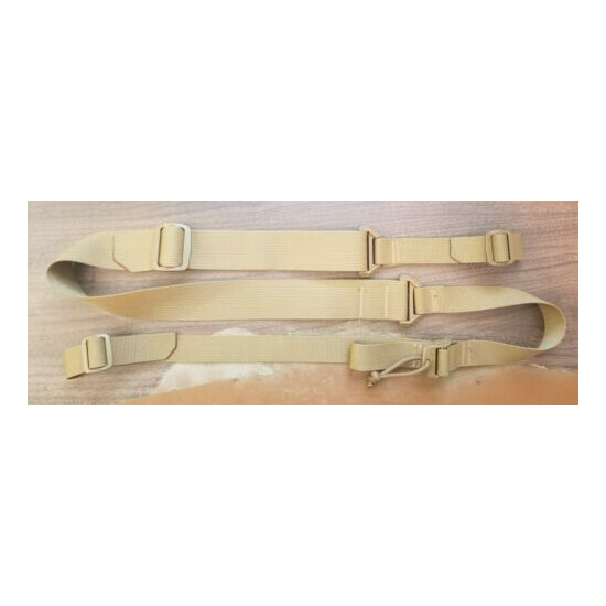 Quick Adjust Two Point Rifle Sling, Wide, Coyote Tan, US Made {1}