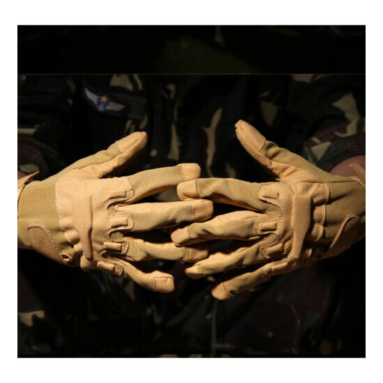 Full Finger Tactical Gloves Men Military Combat Gloves Shooting Airsoft Hunting {3}