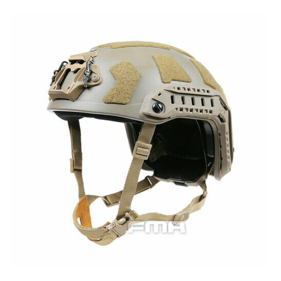 FMA Tactical Airsoft Paintball SF Super High Cut Helmet BK/DE/FG M/L L/XL {14}