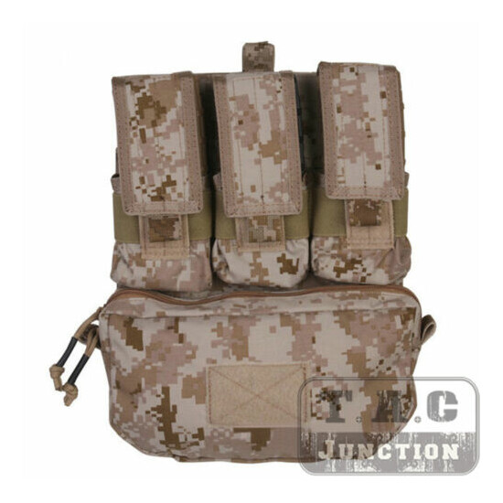 Emerson MOLLE Tactical Assault Pack Bag Plate Carrier Back Panel w/ Mag Pouches {17}