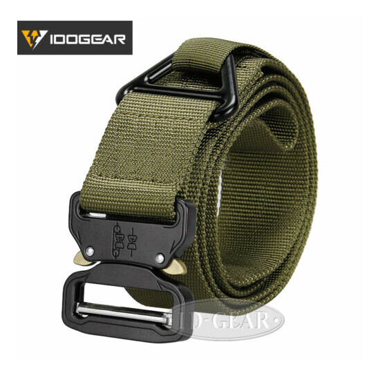 IDOGEAR Tactical Belt Riggers Gear Belt Quick Release CQB 1.75 Inch Hunting Army {12}