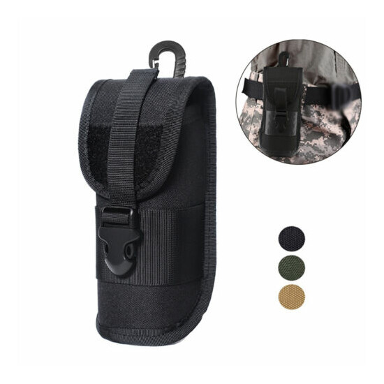 Tactical Nylon Army Pouch Molle System Eyeglasses Case EDC Bag Protection Covers {1}