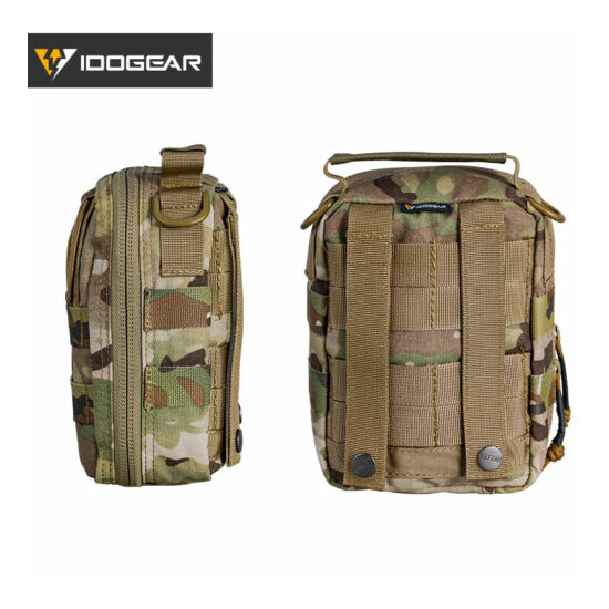 IDOGEAR Tactical Medical Pouch First Aid MOLLE EMT Utility Pouch Airsoft Duty {5}