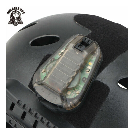 Tactical Manta Strobe Helmet Light Flash IR +Visible Lamp Light Survival Airsoft {1}