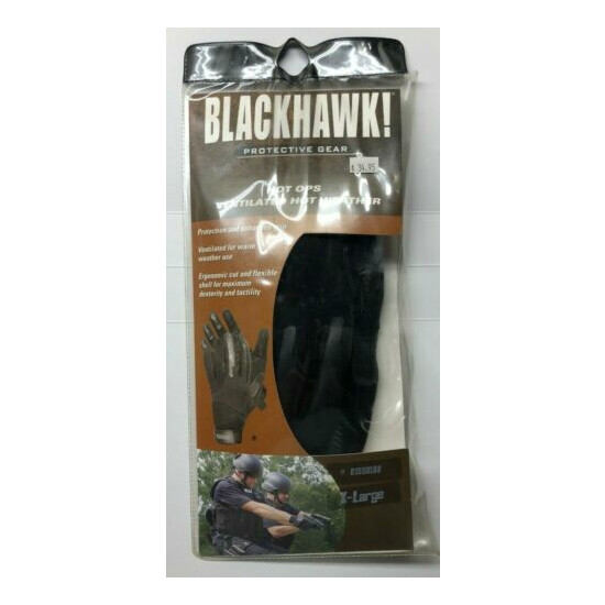 New Blackhawk 8155XLBK Hot Ops Ventilated Hot Weather Gloves {3}