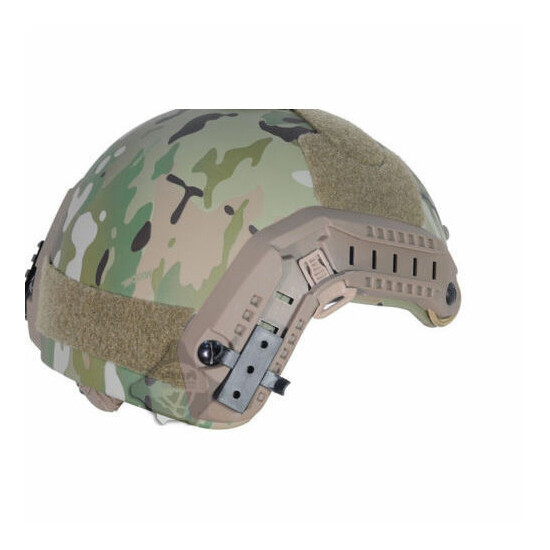 Tactical FMA Maritime Multicam Camo Protective ABS HELMET for paintball Hunting {4}