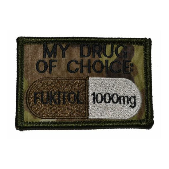 Fukitol, My Drug of Choice - 2x3 Patch {10}