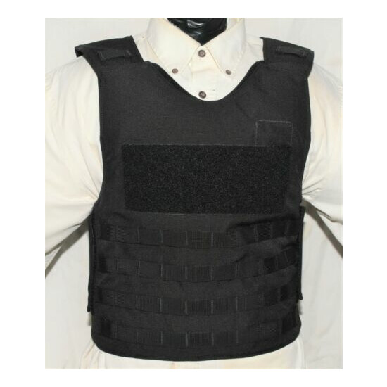 New Large Tactical Plate Carrier Body Armor BulletProof Vest Lvl IIIA Inserts  {2}
