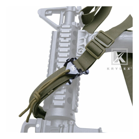 KRYDEX MK2 Tactical 2 Point Sling Shoulder Padded Strap Adjustable Quick Detach {7}
