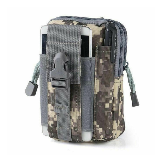 Military Waist Bags Tactical Molle Pouch EDC Belt Waist Fanny Pack Bag Pocket {17}