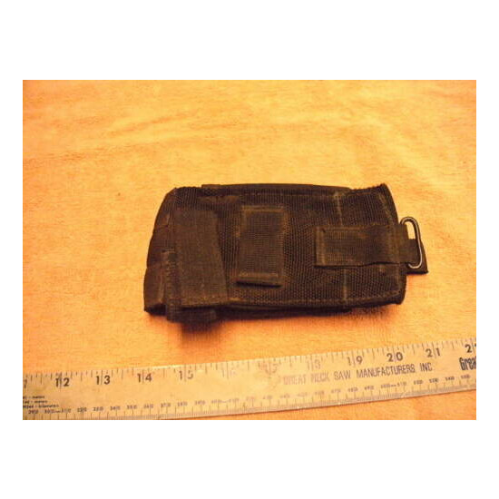  Black Nylon Military Style Magazine Pouch, Used, See Pictures for More Info {2}