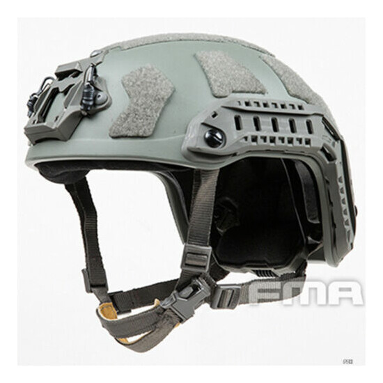 FMA Tactical SF Super High Cut Helmet Protective Rescue Hard Hat Anti-Fall M/L {3}