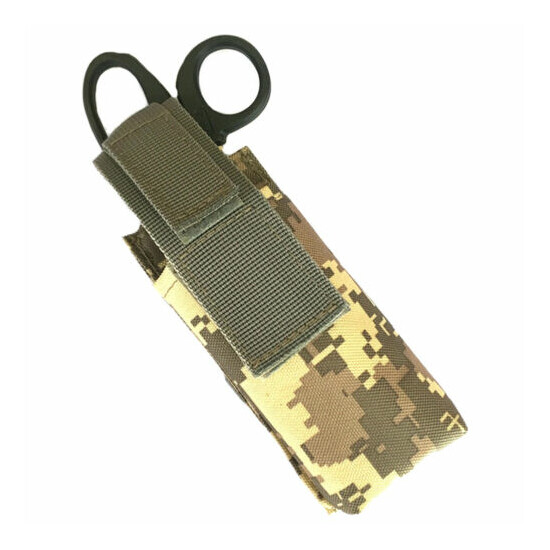 EMT Mini Light/Knife/Scissor Pouch Horizontal Multi Tool Belt Pocket Holster USA {10}