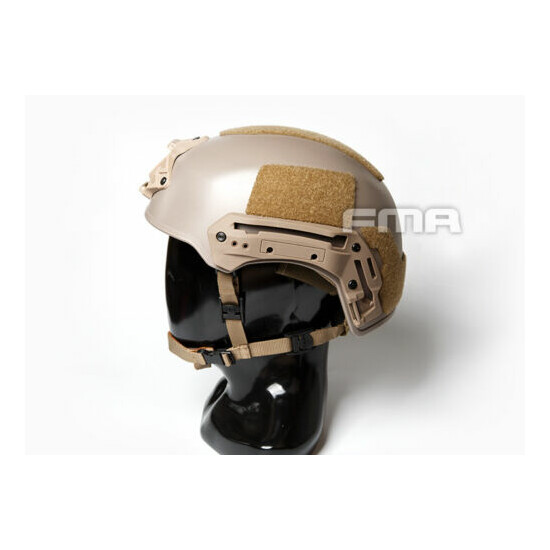 TB1268 FMA Hunting Tactical Helmet Airsoft WTF EX Ballistic Helmet BK/FG/TAN {34}