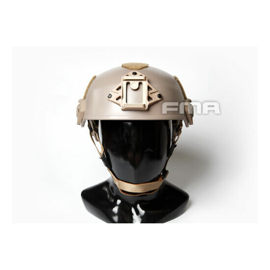 TB1268 FMA Hunting Tactical Helmet Airsoft WTF EX Ballistic Helmet BK/FG/TAN {30}