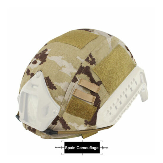 Tactical Camo Helmet Cover Skin For Airsoft Protective Gear BJ PJ MH Fast Helmet {21}