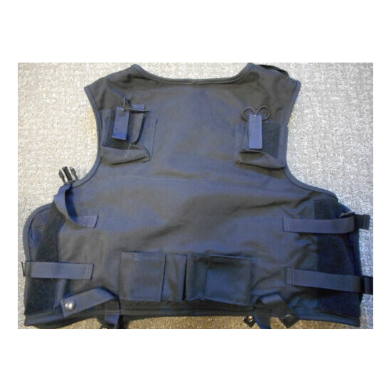 Second Chance External Assault Shell Outer Body Armor TAC Carrier w/ Pockets BLK {3}