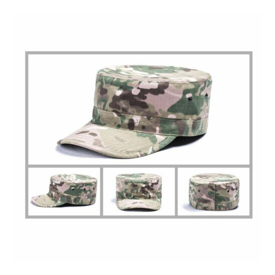 Tactical Military Mens Camouflage Patrol Cap Military Hat Combat Hunting Hats L {14}