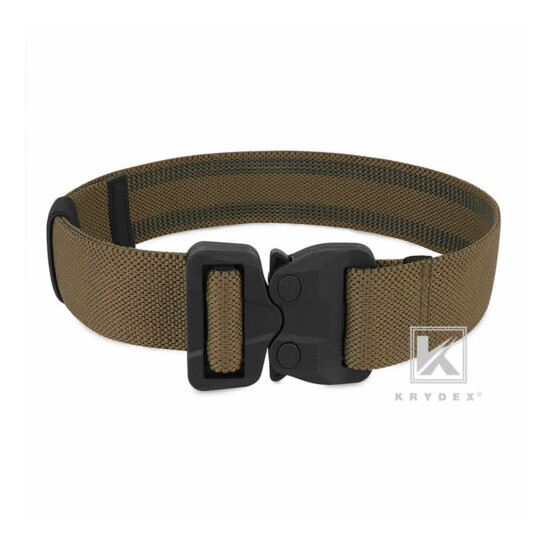KRYDEX Tactical Thigh Strap Elastic Band for Drop Hanger Holster Coyote Brown {2}