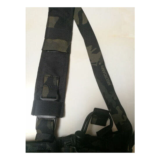 Tactical SS Micro Fight Chassis MK3 MK4 Chest Rig 500D Multicam Black {7}