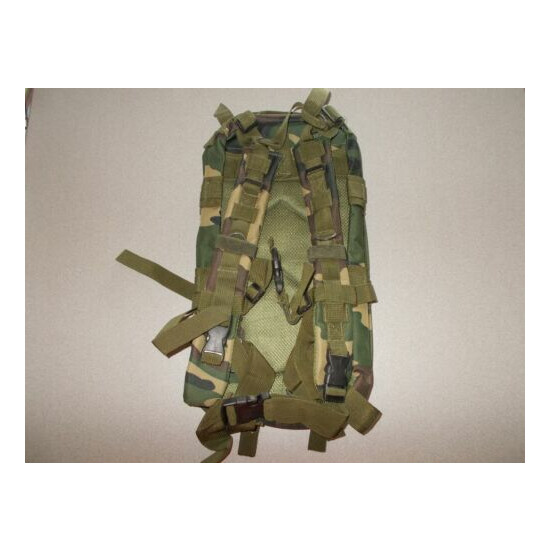 Expandable medium tactical pack backpack woodland camouflage ASC new {2}
