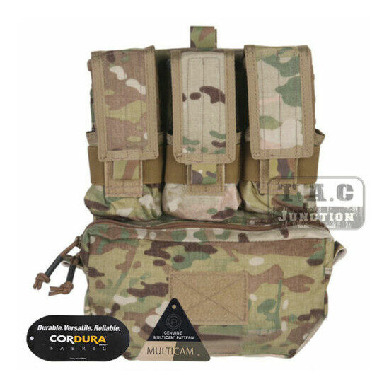 Emerson MOLLE Tactical Assault Pack Bag Plate Carrier Back Panel w/ Mag Pouches {11}