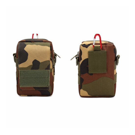 Tactical Molle Pouch EDC Belt Waist Fanny Military Waist Bags Pack Bag Pocket {16}