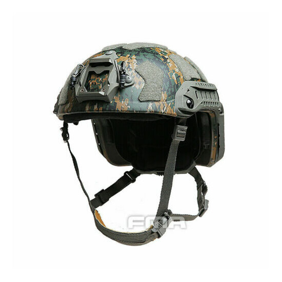 FMA Tactical Airsoft Paintball SF Super High Cut Helmet BK/DE/FG M/L L/XL {20}