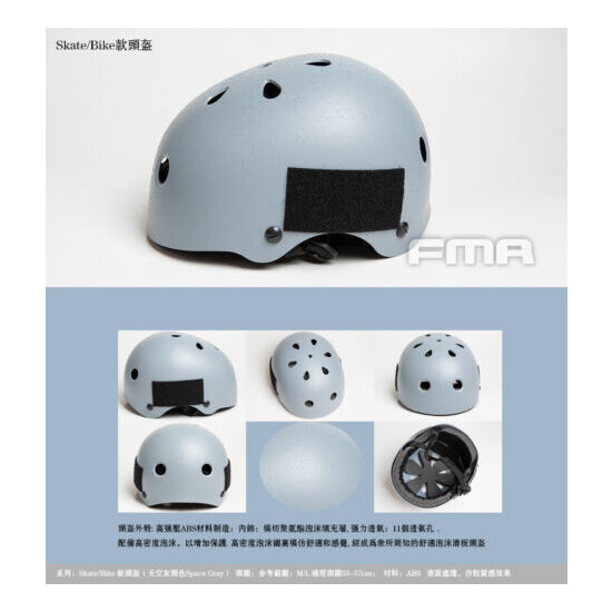 FMA Tactical Hunting BJ PJ Caiman Ballistic Maritime MT TWF EX Helmet Space Gray {27}