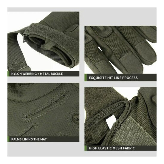 Full Finger Tactical Gloves Winter Sport Gloves Men Outdoor Military Gloves Army {5}