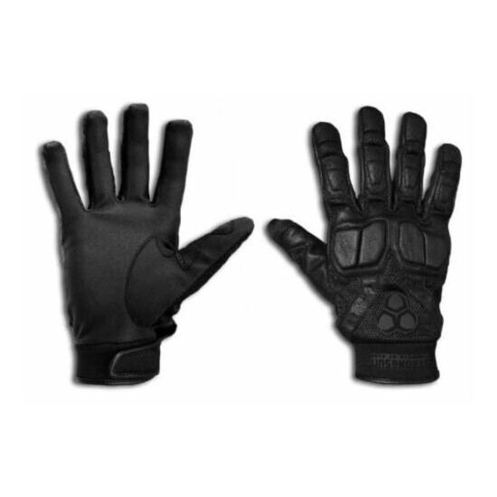 Strongsuit SWAT TAC Tactical Gloves Black Padded Knuckle Cinch Wrist CHOOSE SIZE {1}