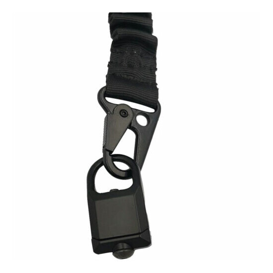 Tactical 2 Points Rifle Sling Gun Shoulder Strap with 2 Picatinny Rail Mounts {6}