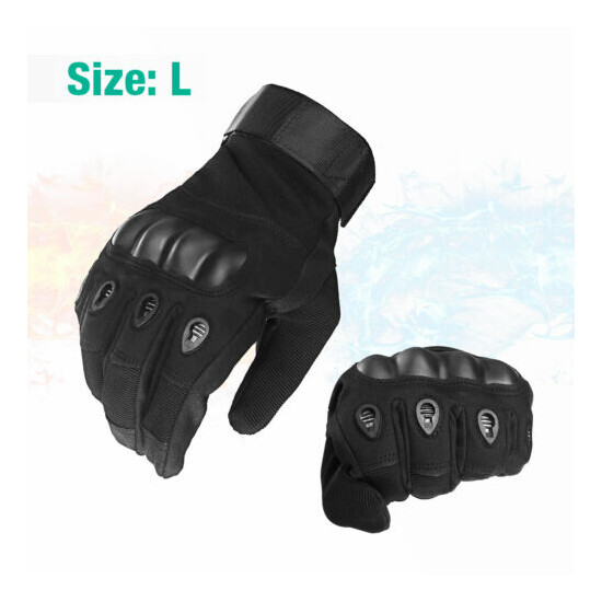 Army Military Tactical Gloves Combat Hunting Shooting Hard Knuckle Full Finger {15}