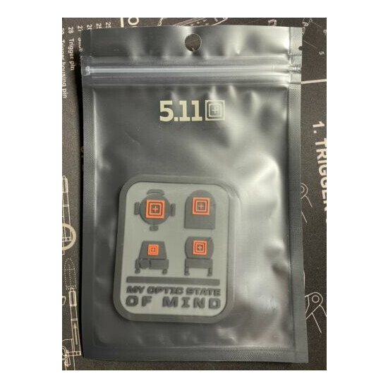 NEW 5.11 Tactical Optic State Of Mind Hook Back Morale Patch 81940 {1}