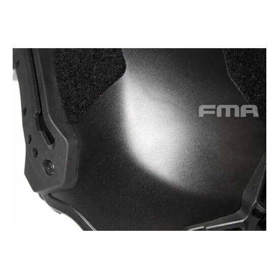 TB1268 FMA Hunting Tactical Helmet Airsoft WTF EX Ballistic Helmet BK/FG/TAN {8}